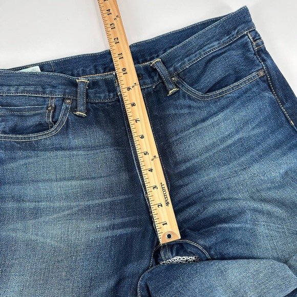 Levi's Men’s Selvedge 36x32 511 Dark Blue Wash Original pc9-04511-2048 - Picture 5 of 14